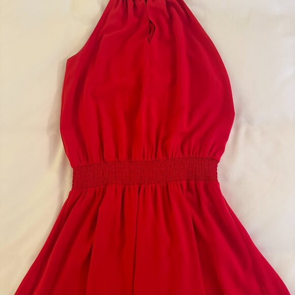 Amanda Uprichard Kimmie Dress in Red - Picture 3 of 5